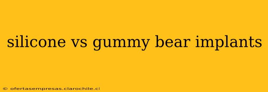 silicone vs gummy bear implants