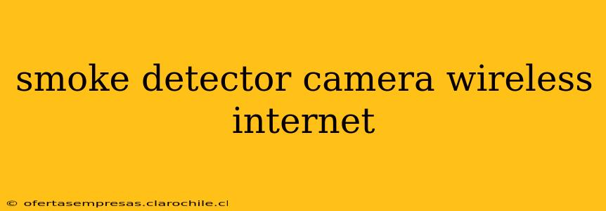 smoke detector camera wireless internet