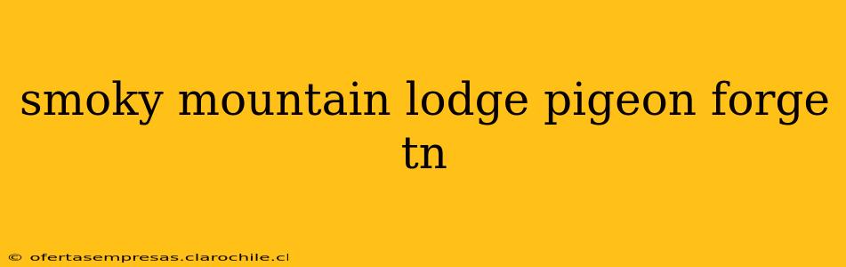 smoky mountain lodge pigeon forge tn