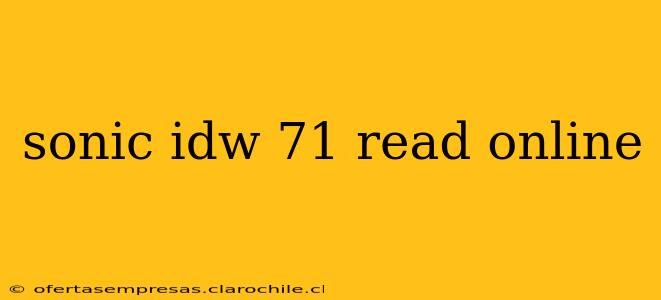 sonic idw 71 read online