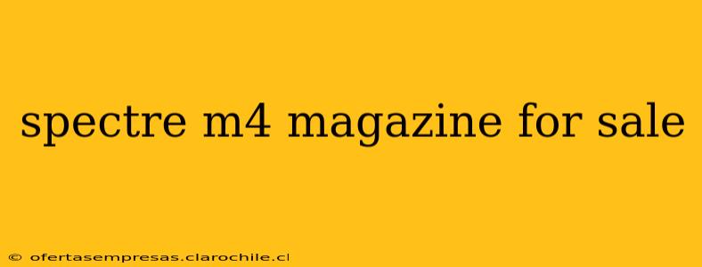spectre m4 magazine for sale