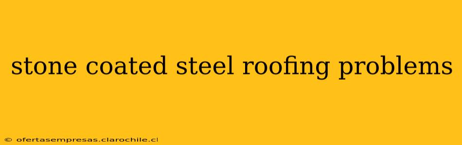stone coated steel roofing problems