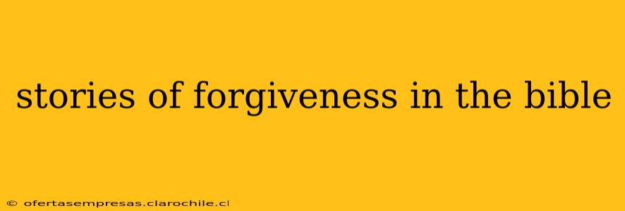 stories of forgiveness in the bible