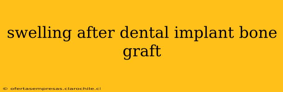 swelling after dental implant bone graft