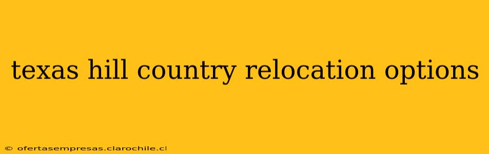 texas hill country relocation options
