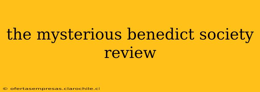the mysterious benedict society review