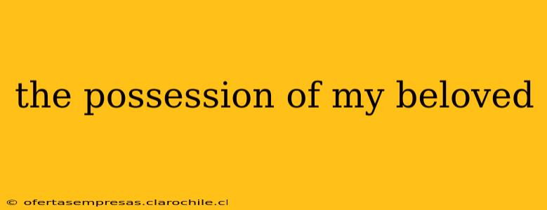 the possession of my beloved