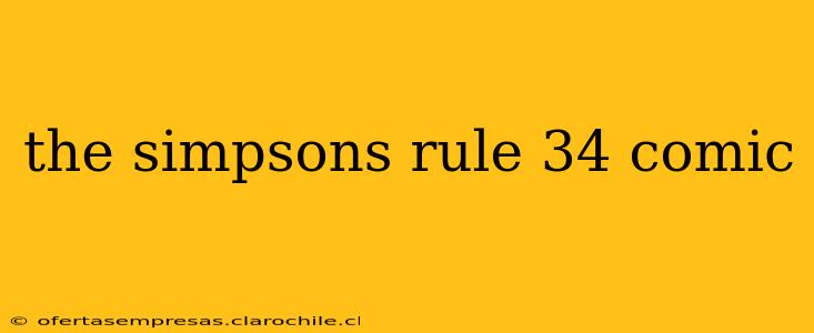 the simpsons rule 34 comic