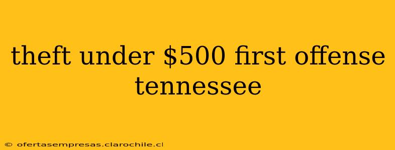 theft under $500 first offense tennessee