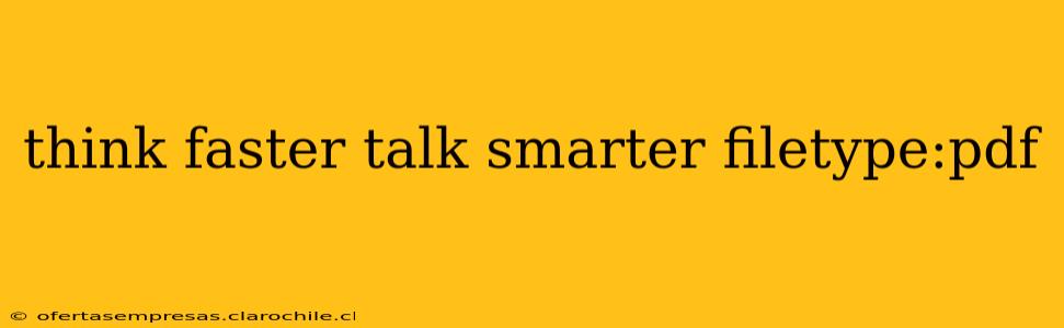 think faster talk smarter filetype:pdf