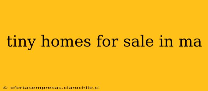 tiny homes for sale in ma