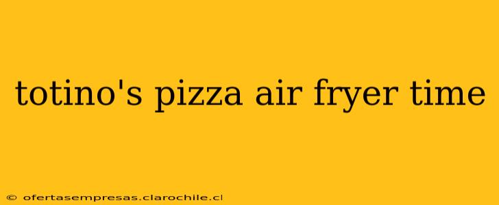 totino's pizza air fryer time