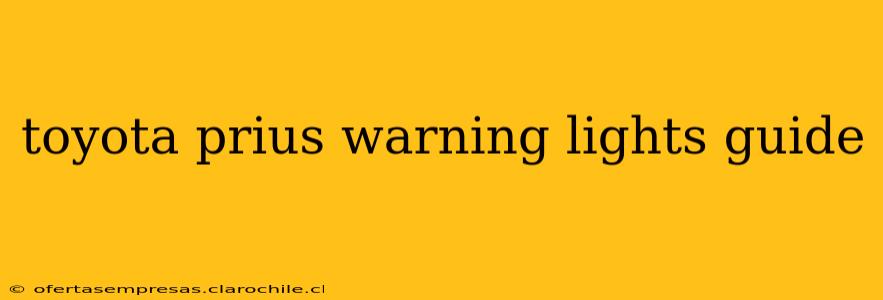 toyota prius warning lights guide