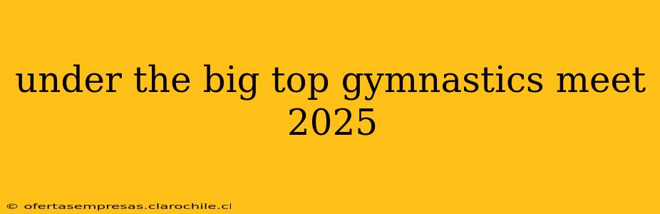 under the big top gymnastics meet 2025