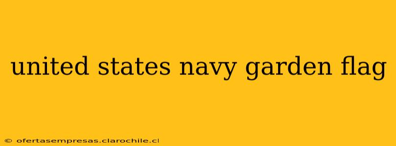 united states navy garden flag