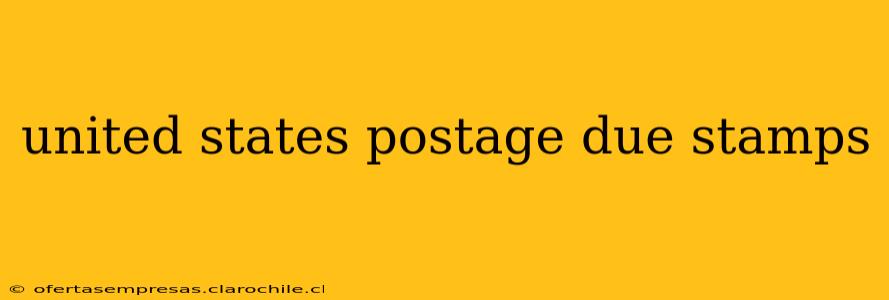 united states postage due stamps