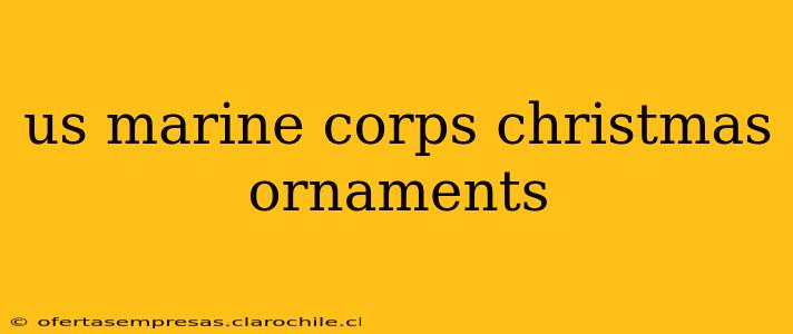 us marine corps christmas ornaments