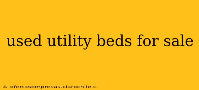 used utility beds for sale