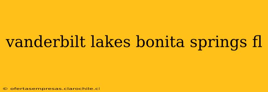 vanderbilt lakes bonita springs fl