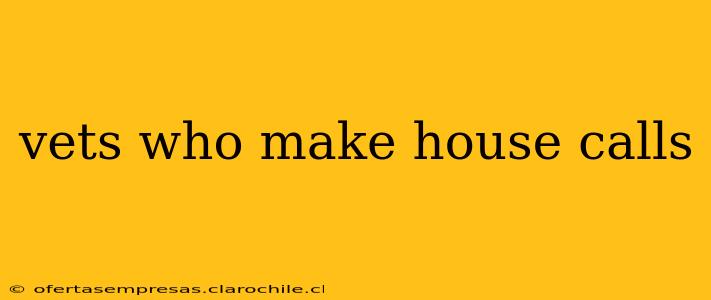 vets who make house calls