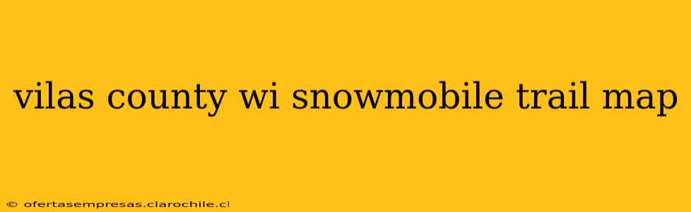 vilas county wi snowmobile trail map