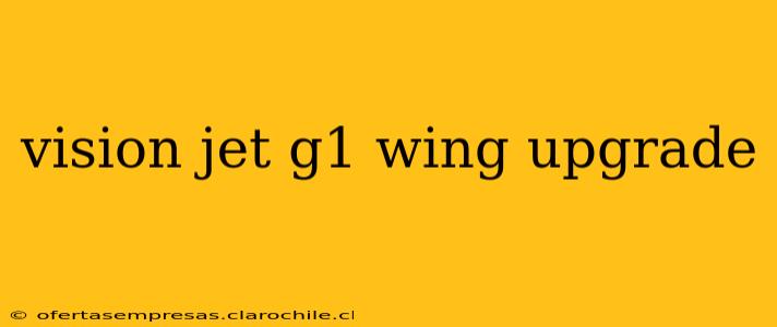 vision jet g1 wing upgrade