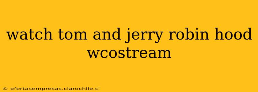 watch tom and jerry robin hood wcostream