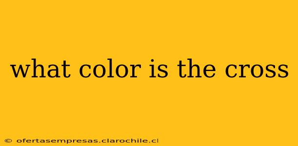 what color is the cross