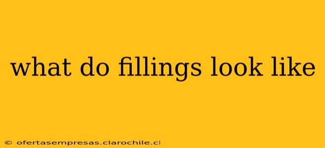 what do fillings look like