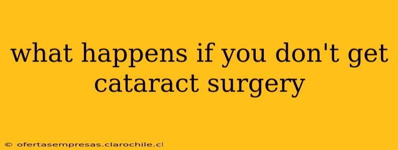 what happens if you don't get cataract surgery
