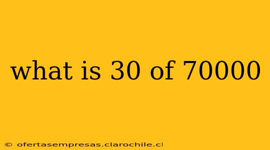 what is 30 of 70000