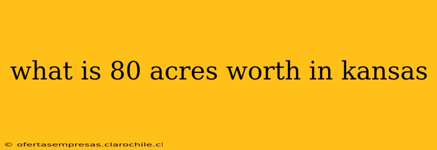 what is 80 acres worth in kansas