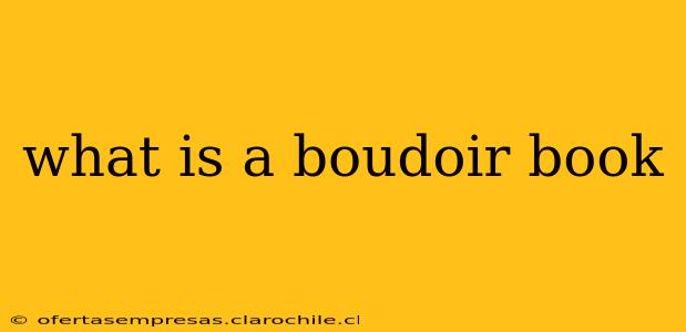 what is a boudoir book