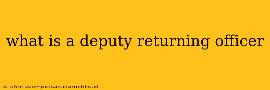 what is a deputy returning officer