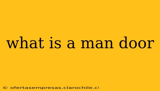 what is a man door