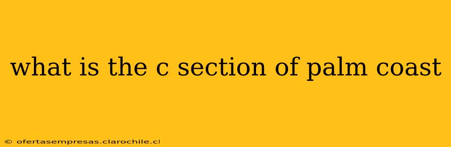 what is the c section of palm coast