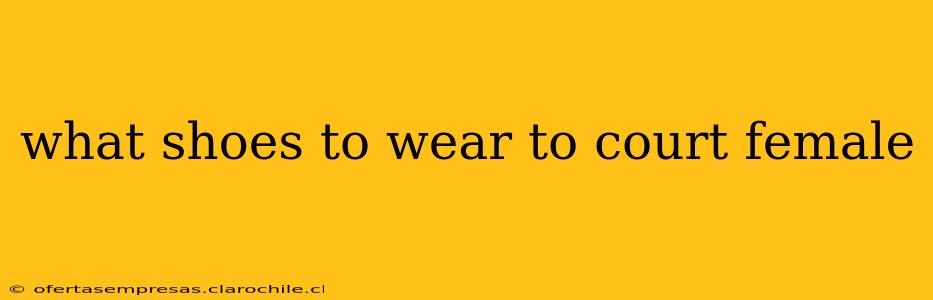 what shoes to wear to court female
