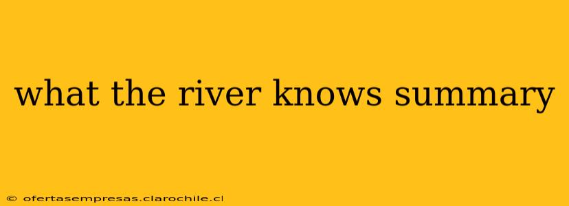 what the river knows summary
