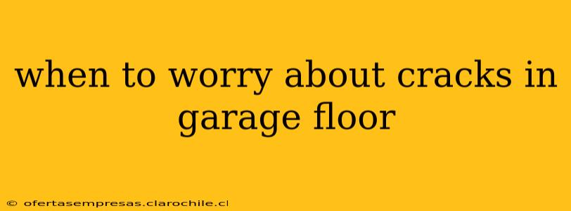 when to worry about cracks in garage floor
