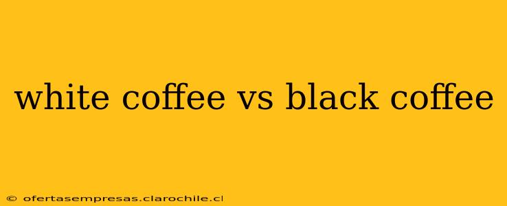 white coffee vs black coffee