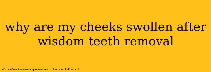 why are my cheeks swollen after wisdom teeth removal