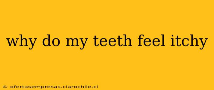 why do my teeth feel itchy