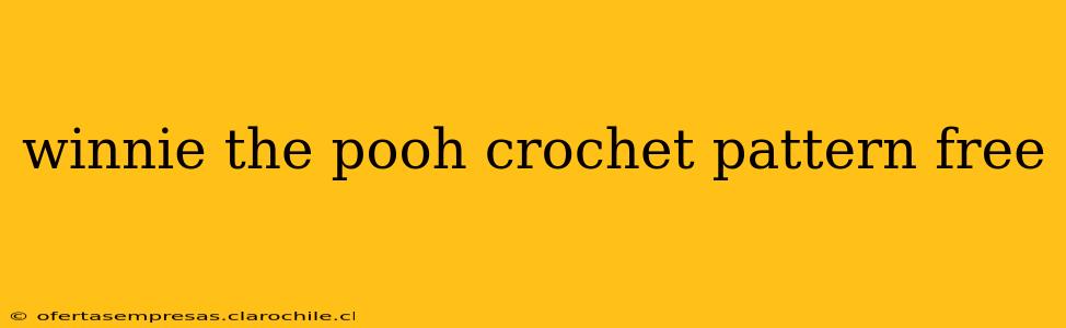 winnie the pooh crochet pattern free