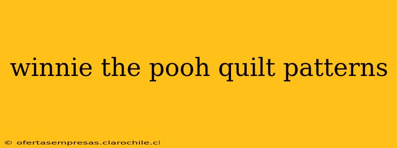 winnie the pooh quilt patterns