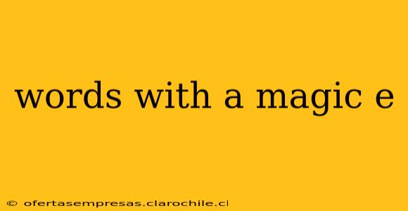 words with a magic e