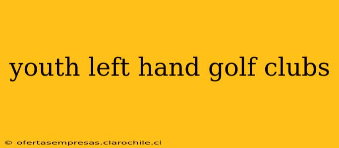 youth left hand golf clubs